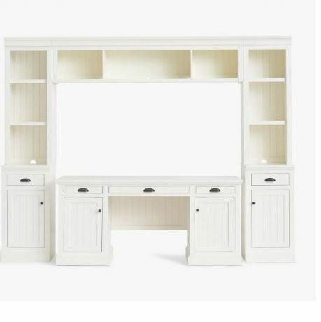 مكتب Aubrey مع Bookcase Suite & Bridge