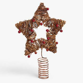 John Lewis & Partners Festive Field Berry Star Tree Topper