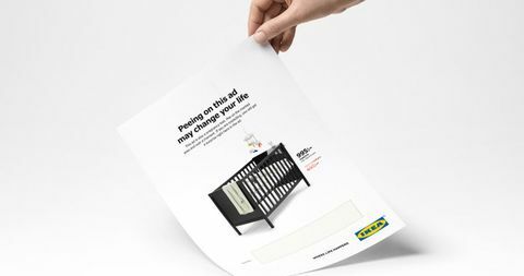 تطلق Ikea الإعلان الذي يمكنك التبول به