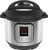 Instant Pot Duo V2 بوتاجاز كهربائي 7 في 1 ، 6 كغم ، 5.7 لتر 1000 واط ، ستانلس ستيل / أسود ، 220-240 فولت ، وعاء داخلي من الفولاذ المقاوم للصدأ