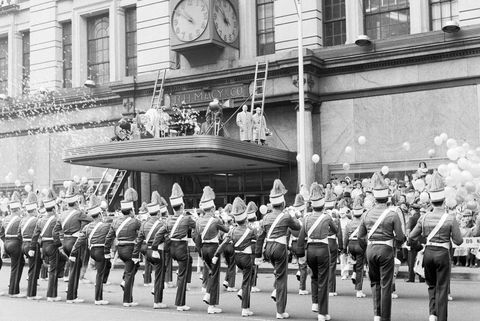 الفرقة الموسيقية في موكب عيد الشكر لعام 1954 في مايسي