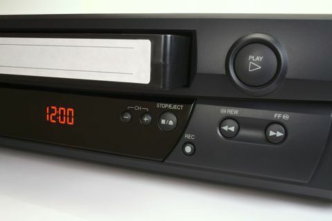 آلة VCR مع VHS