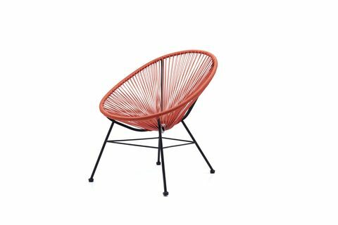 مجموعة BundleBerry من أماندا هولدن حصريًا لصالح QVC: BundleBerry String Chair in Tango Red متوفر أيضًا باللونين الأسود والأبيض £