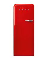 Smeg 9.22 قدم مكعب ثلاجة فريزر علوي ، أحمر