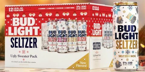 Anheuser Busch bud Light seltzer ugly sweater Pack 2021